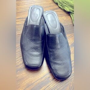 Black heeled mules by naturalizer